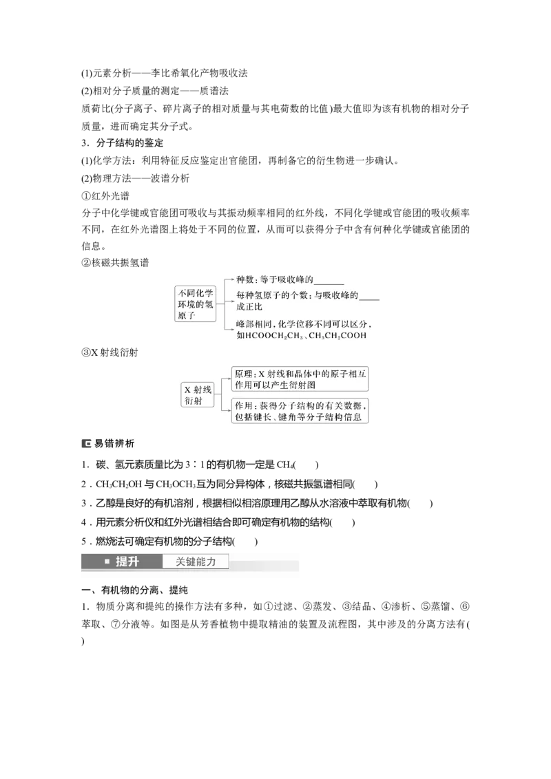 大单元五　第十三章　第60讲　有机化合物的分类、命名及研究方法_05高考化学_2025年新高考资料_一轮复习_2025大一轮复习讲义+课件（完结）_2025大一轮复习讲义