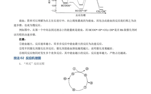 模板02化学反应机理图像分析(解析版)_05高考化学_2025年新高考资料_二轮复习_2025年高考化学答题技巧与模板构建338868722_第一部分选择题突破