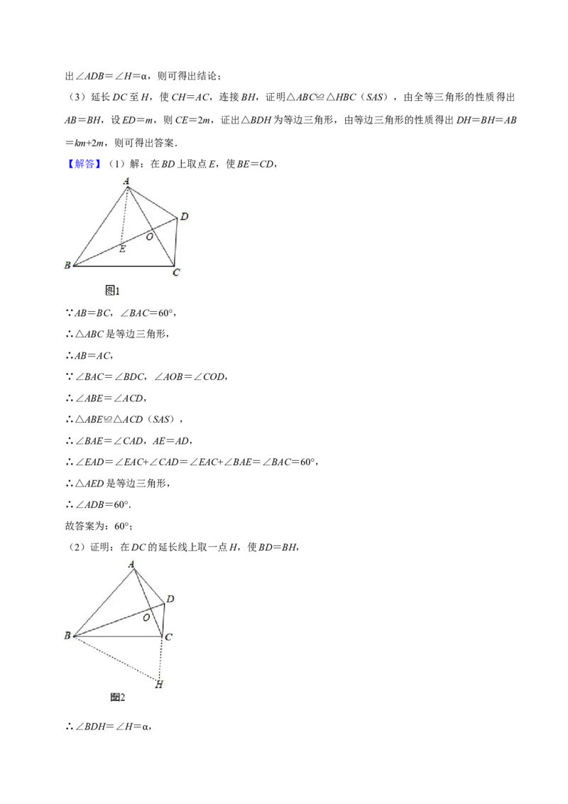 猜想02全等三角形（5种解题模型专练）（解析版）_初中数学人教版_8上-初中数学人教版_旧版_06习题试卷_6期中期末复习专题