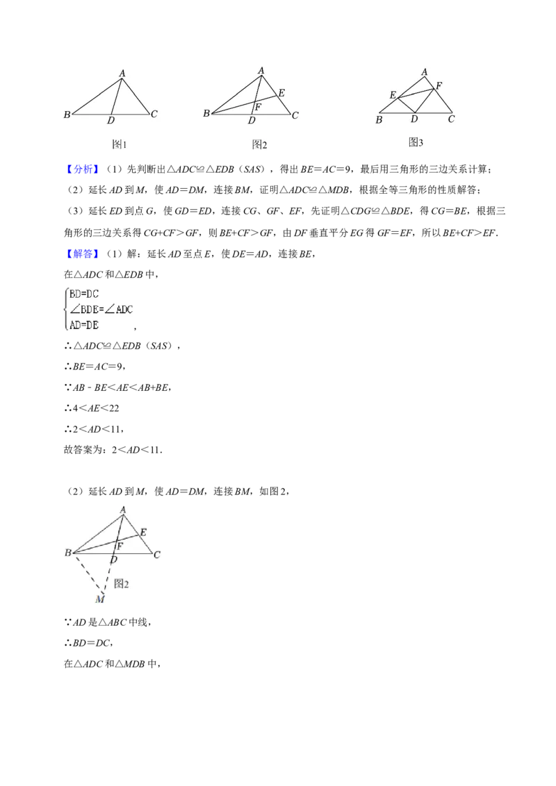 猜想02全等三角形（5种解题模型专练）（解析版）_初中数学人教版_8上-初中数学人教版_旧版_06习题试卷_6期中期末复习专题