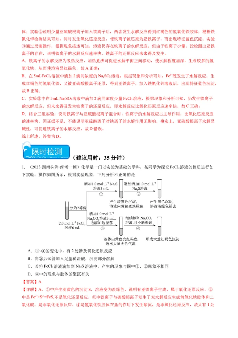 热点04化学微型实验-2024年高考化学热点&middot;重点&middot;难点专练（新高考专用）（解析版）_05高考化学_2024年新高考资料_3.2024专项复习