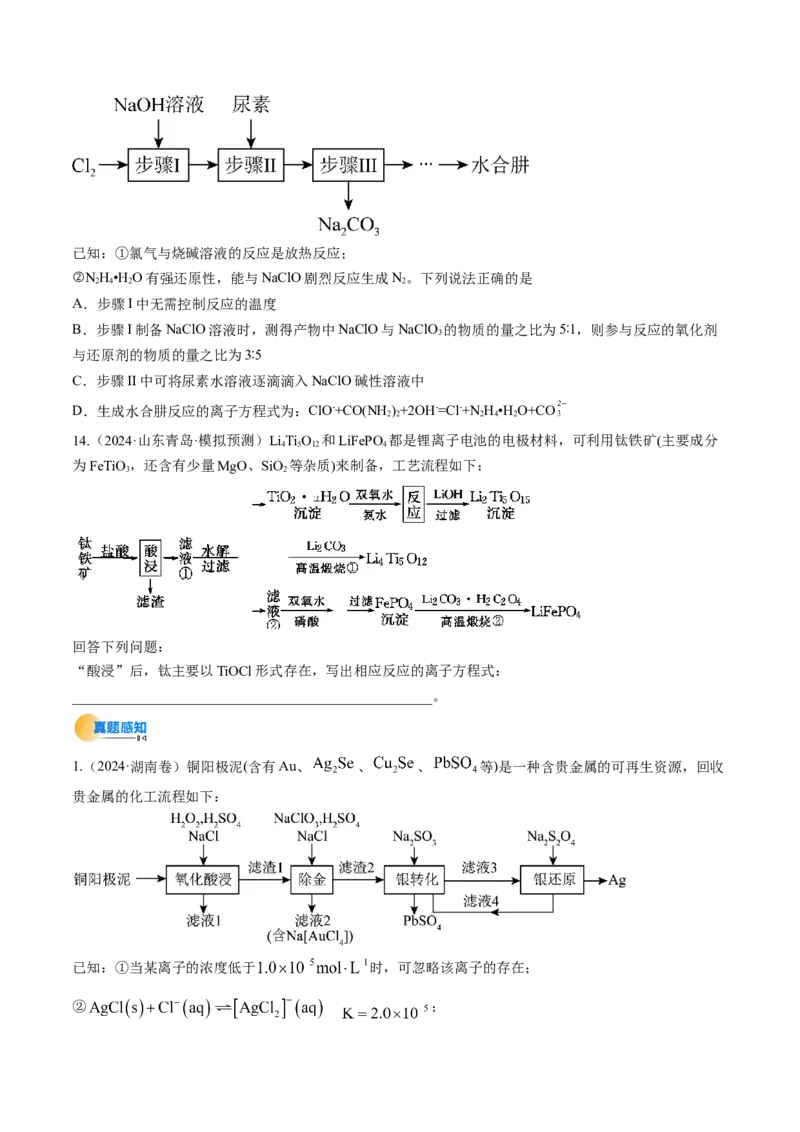 微考点陌生情境下方程式的书写（核心考点精讲精练）-备战2025年高考化学一轮复习考点帮（新高考通用）（原卷版）_05高考化学_2025年新高考资料_一轮复习