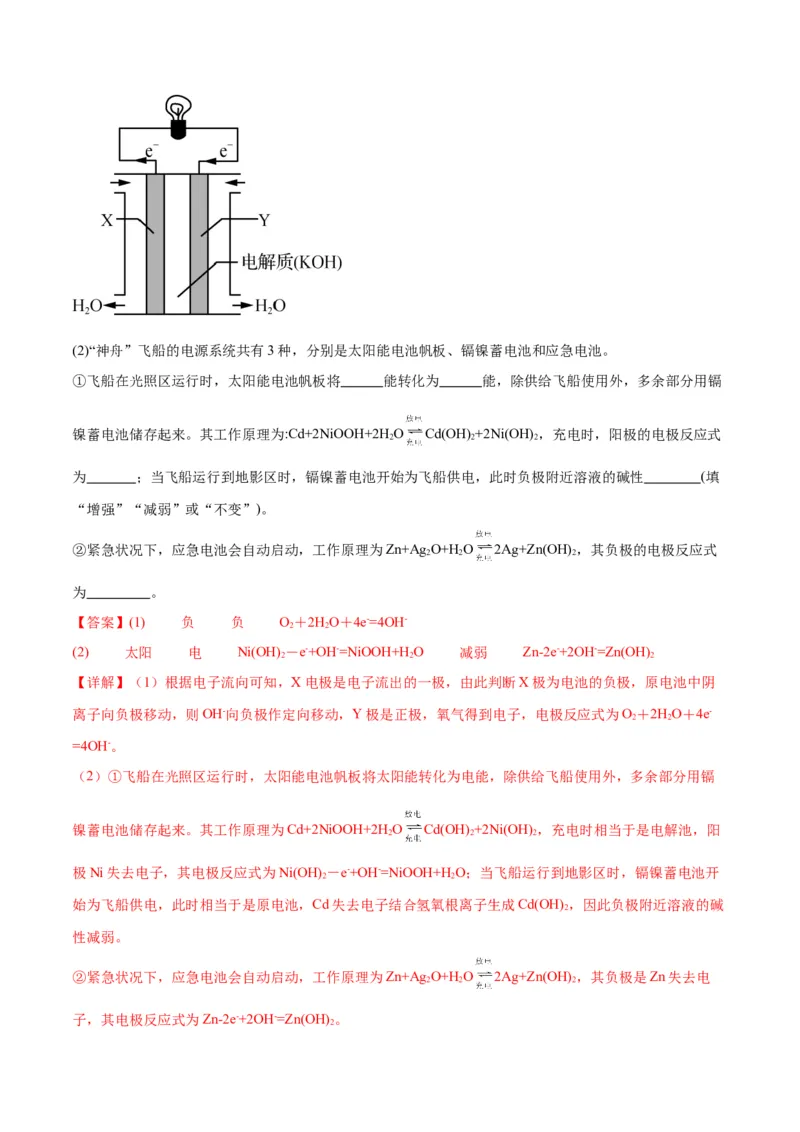 专题突破卷07化学反应与能量-2024年高考化学一轮复习考点通关卷（新教材新高考）（解析版）_05高考化学_2024年新高考资料_1.2024一轮复习