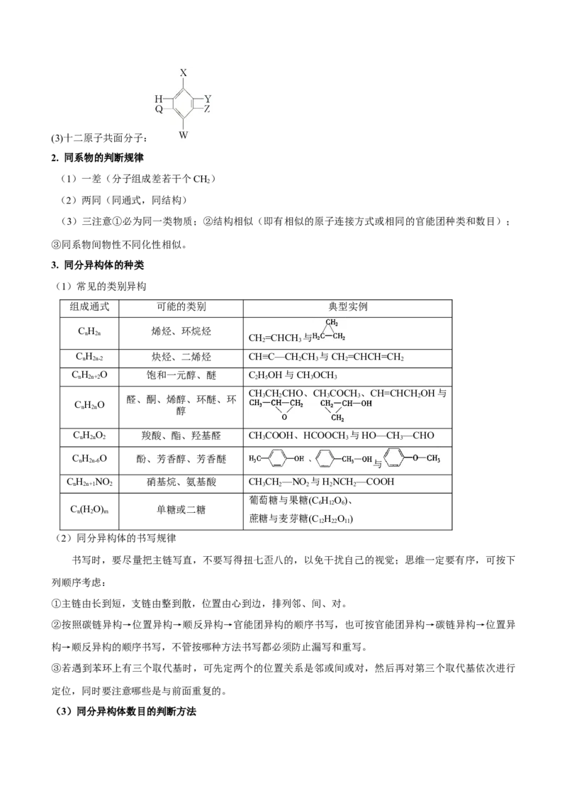专题十一有机化学基础-冲刺2023年高考化学二轮复习核心考点逐项突破（原卷版）_05高考化学_新高考复习资料_2023年新高考资料_二轮复习