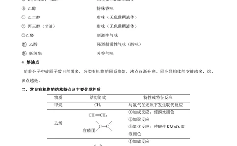 专题十一有机化学基础-冲刺2023年高考化学二轮复习核心考点逐项突破（原卷版）_05高考化学_新高考复习资料_2023年新高考资料_二轮复习