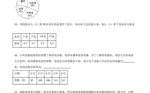第10章数据的收集、整理与描述（单元测试&middot;培优卷）（人教版）_初中数学_七年级数学下册（人教版）_专题突破练习-V4