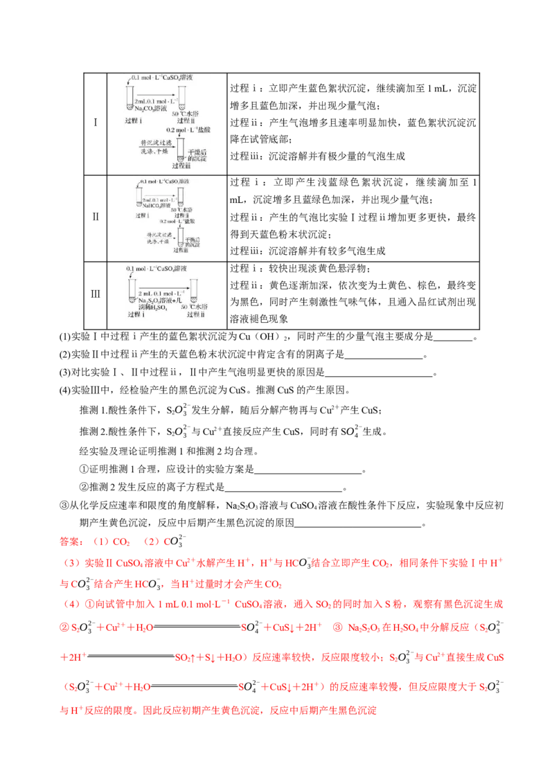 知识清单33综合实验题型探究-上好课2025年高考化学一轮复习知识清单（新高考专用）（解析版）_05高考化学_2025年新高考资料_一轮复习