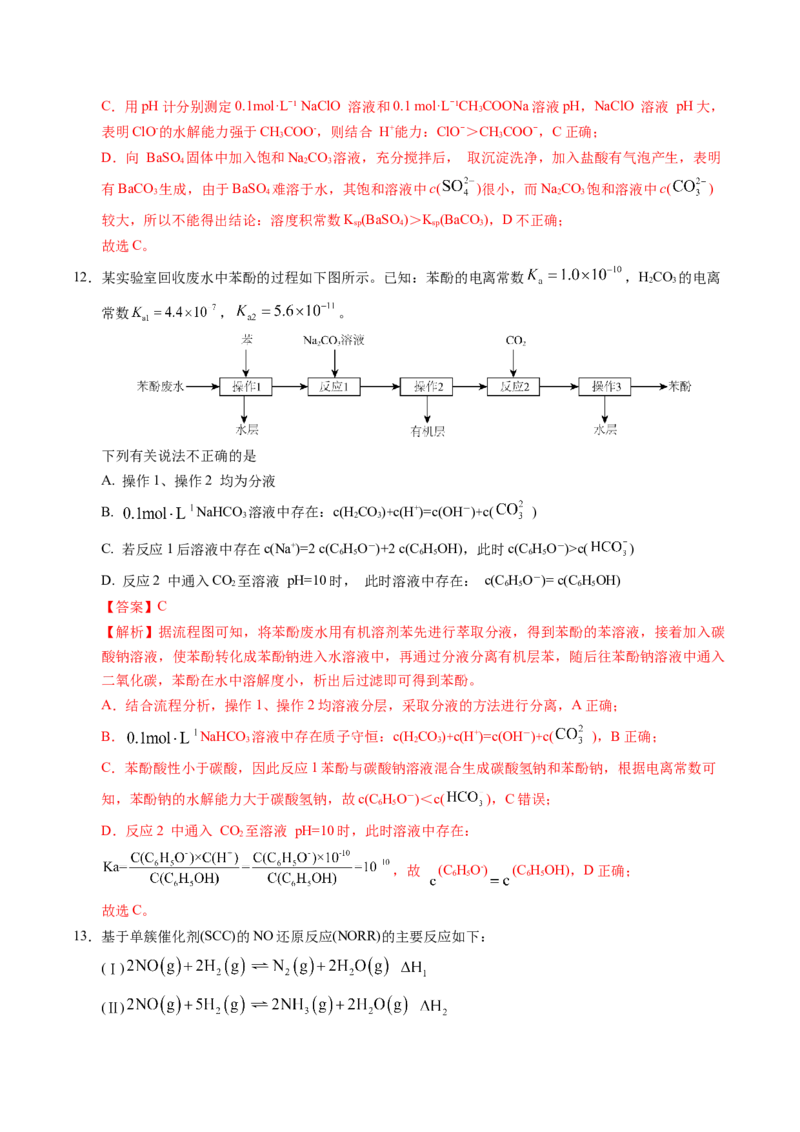 信息必刷卷02（江苏专用）（解析版）_05高考化学_2025年新高考资料_2025考前信息卷_2025年高考化学考前信息必刷卷（江苏专用）3438485