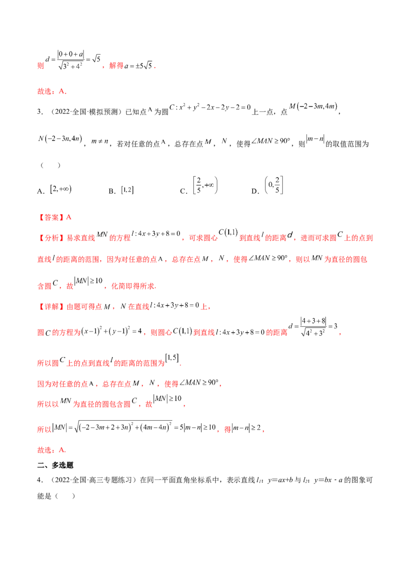 重难点10四种解析几何数学思想（核心考点讲与练）-2023年高考数学一轮复习核心考点讲与练（新高考专用）(解析版）_2.2025数学总复习_2023年新高考资料_一轮复习