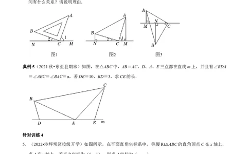 第06讲全等三角形的基本类型（原卷版）-2022-2023学年八年级数学上册常考点（数学思想+解题技巧+专项突破+精准提升）_初中数学人教版_8上-初中数学人教版_旧版_07专项讲练