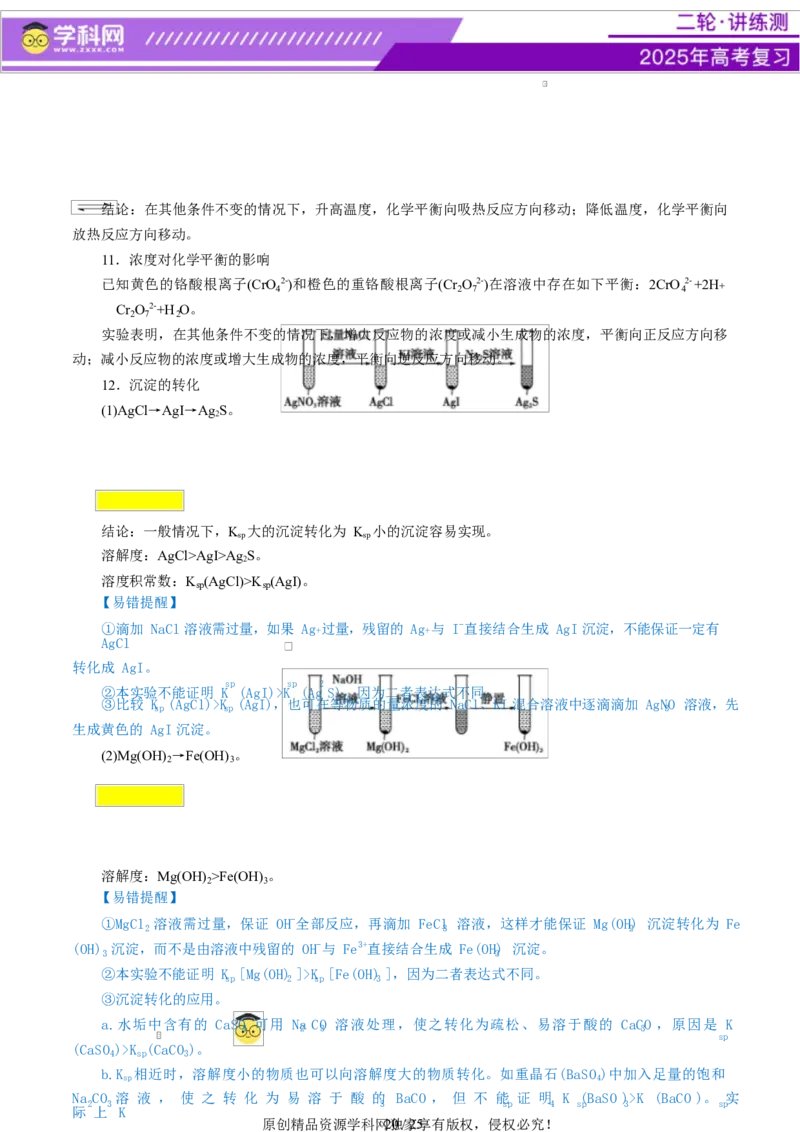热点专项教材实验盘点（解析版）_05高考化学_2025年新高考资料_二轮复习_上好课2025年高考化学二轮复习讲练测（新高考通用）3379109_主题七化学实验
