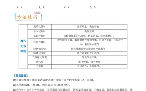 升级版微专题44以气体制备为主体的实验-备战2024年高考化学考点微专题（原卷版）(全国版)_05高考化学_新高考复习资料_2024年新高考资料_一轮复习资料