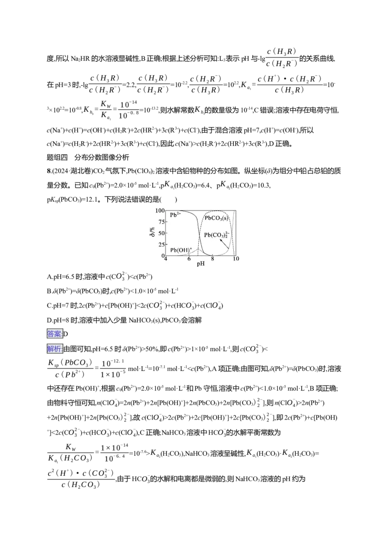 备战2025年高考二轮复习化学（通用版）大单元选择题突破10　A组Word版含解析_05高考化学_2025年新高考资料_二轮复习_备战2025年高考化学二轮复习题型突破练习（含解析）