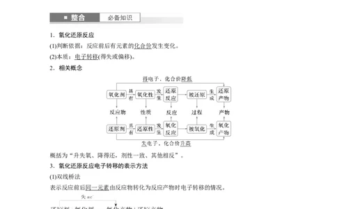 大单元一　第一章　第3讲　氧化还原反应的概念和规律_05高考化学_2025年新高考资料_一轮复习_2025大一轮复习讲义+课件（完结）_2025大一轮复习讲义化学教师用书Word版文档全书
