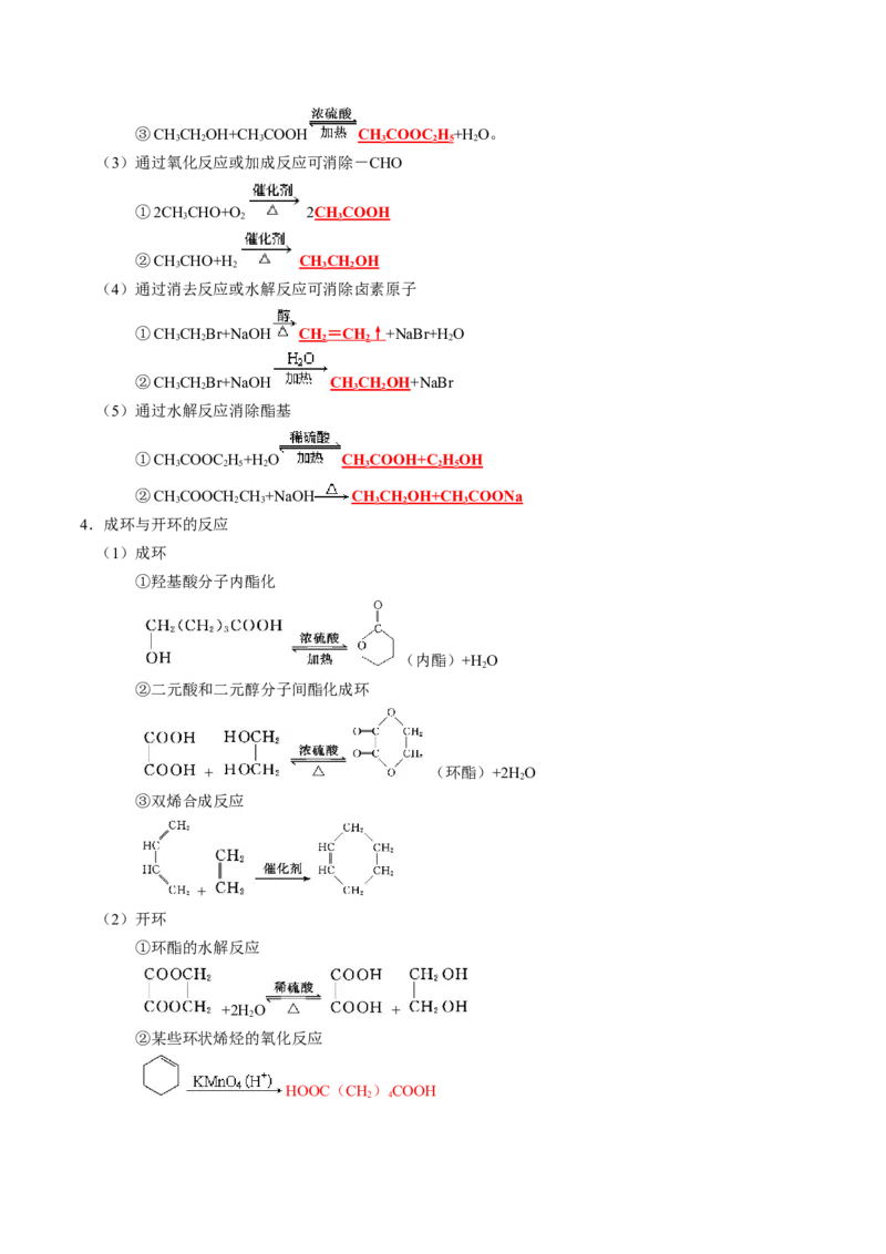 知识清单30+营养物质+有机合成与推断-口袋书2024年高考化学一轮复习知识清单_05高考化学_2024年新高考资料_1.2024一轮复习_2024年高考化学一轮复习知识清单