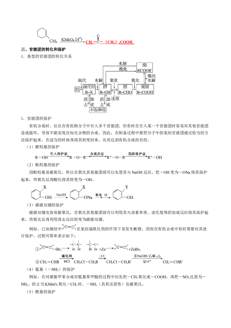 知识清单30+营养物质+有机合成与推断-口袋书2024年高考化学一轮复习知识清单_05高考化学_2024年新高考资料_1.2024一轮复习_2024年高考化学一轮复习知识清单
