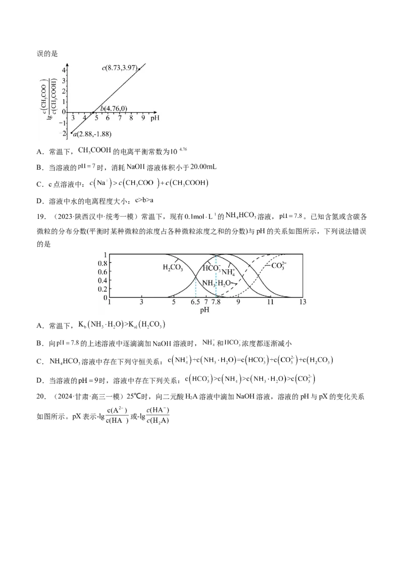 押新高考卷第13-14题电化学原理与应用、电解质溶液曲线（原卷版）_05高考化学_2024年新高考资料_5.2024三轮冲刺_备战2024年高考化学临考题号押题（新高考通用）323031313