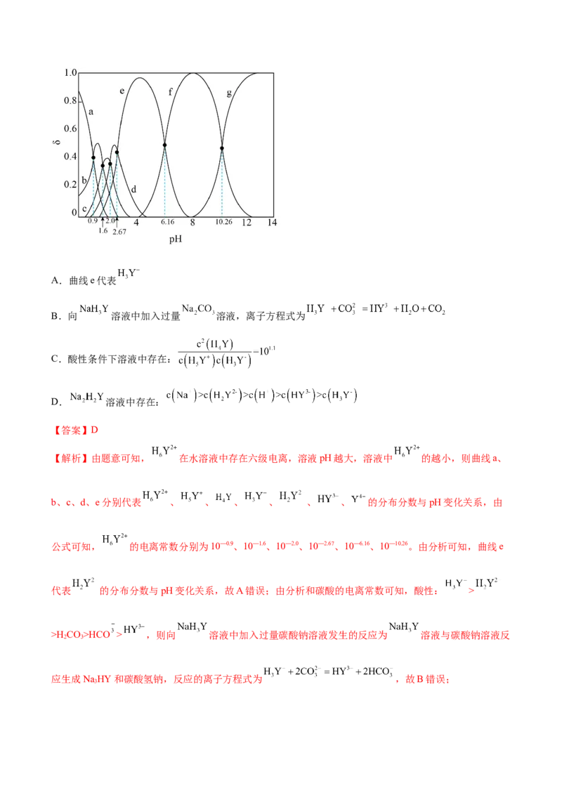 信息必刷卷04（河北专用）（解析版）_05高考化学_2025年新高考资料_2025考前信息卷_2025年高考化学考前信息必刷卷（河北专用）34330545