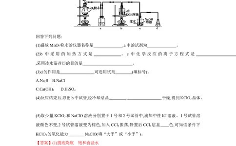 易错点09氯元素及其化合物-备战2023年高考化学考试易错题（解析版）_05高考化学_通用版（老高考）复习资料_2023年复习资料_专项复习_备战2023年高考化学考试易错题（全国通用）