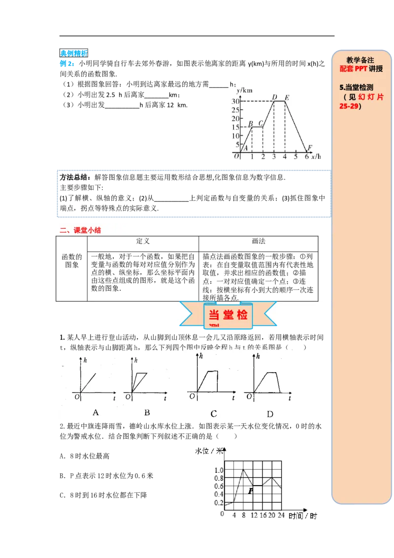导学案19.1.2第1课时函数的图象_初中数学人教版_八年级数学下册_保存转存之后查看(1)_8下-初中数学人教版（2026春新版持续更新）_旧版-可参考_02课件+导学案（配套）