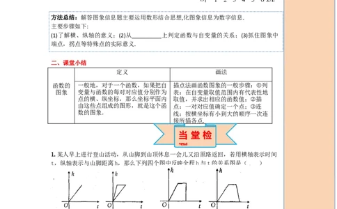 导学案19.1.2第1课时函数的图象_初中数学人教版_八年级数学下册_保存转存之后查看(1)_8下-初中数学人教版（2026春新版持续更新）_旧版-可参考_02课件+导学案（配套）