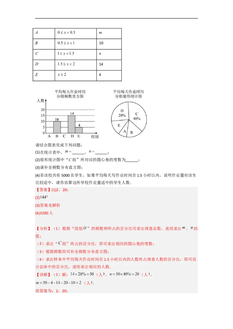 黄金卷05-赢在中考&middot;黄金8卷备战2023年中考数学全真模拟卷（永州、益阳、湘西土家族苗族自治州专用）（解析版）_初中数学人教版_9下-初中数学人教版_10中考模拟卷