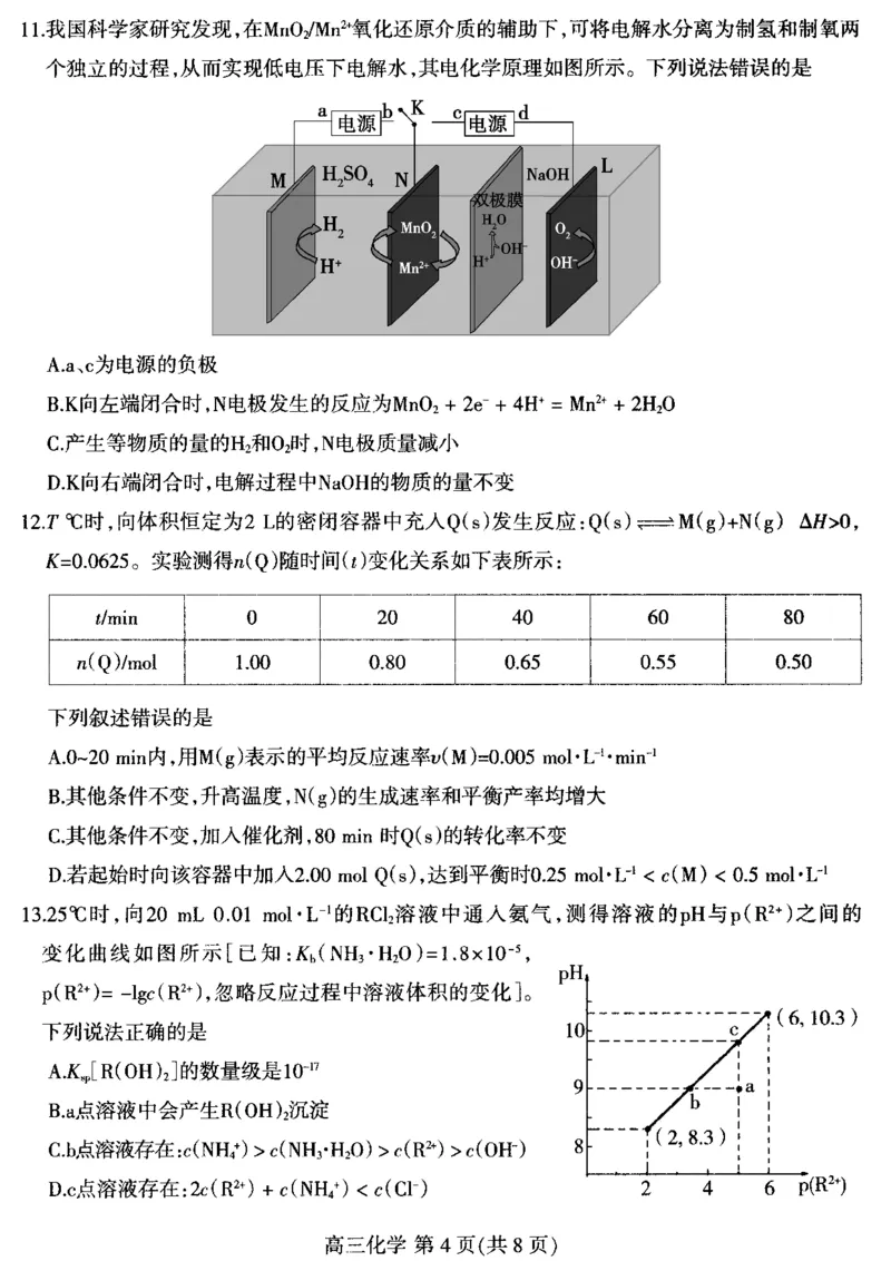 河北省石家庄市2022-2023学年高三上学期期末考试化学试题__05高考化学_高考模拟题_新高考_河北省石家庄市2022-2023学年高三上学期期末考试试题化学