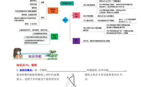 第23章旋转（原卷版）_初中数学人教版_9上-初中数学人教版_07专项讲练_培优方案九年级数学上册章节重点复习考点讲义（人教版）_第23章旋转