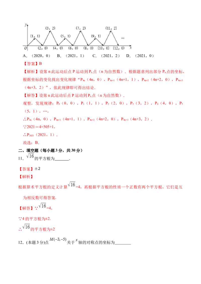 期末全真模拟卷（二）-七年级数学下学期期末考试全真模拟卷（解析版）（人教版）_初中数学人教版_7下-初中数学人教版_7下-初中数学人教版（旧版）赠送_06习题试卷_4期末试卷