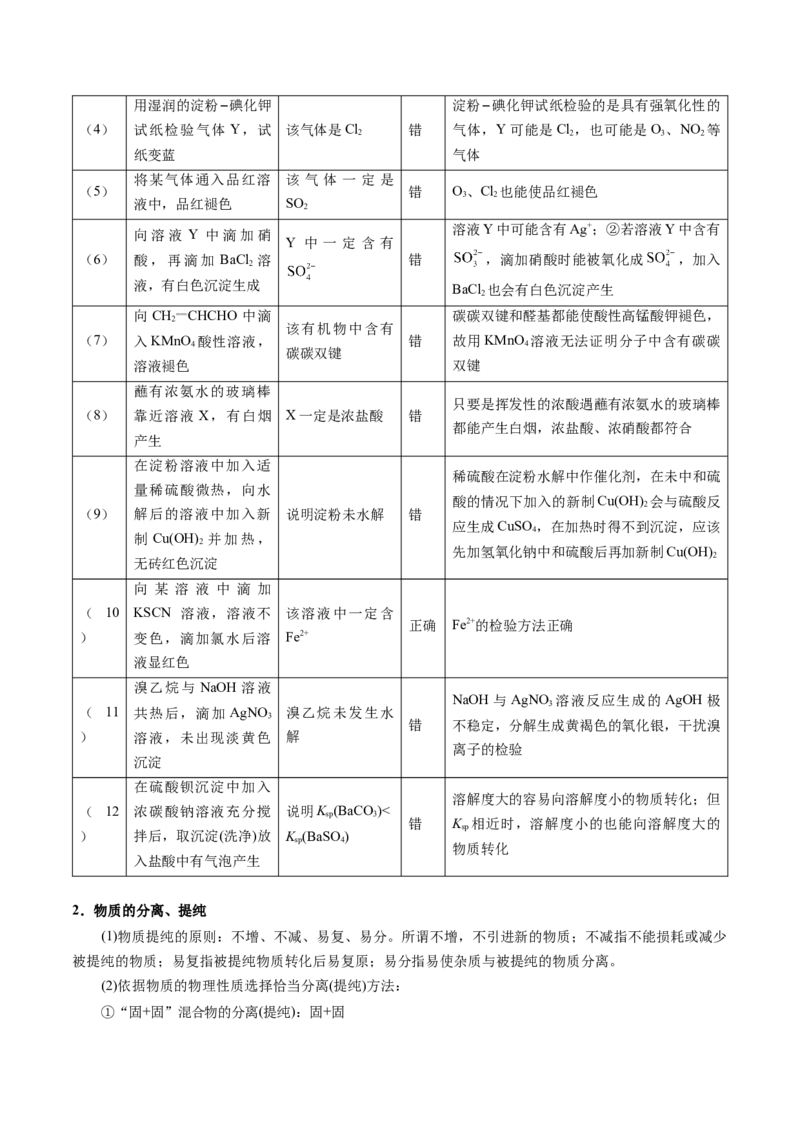 押选择题有机化合物的结构和性质、实验基本操作（原卷版）_05高考化学_2024年新高考资料_5.2024三轮冲刺_备战2024年高考化学临考题号押题（辽宁、黑龙江、吉林专用）323497313