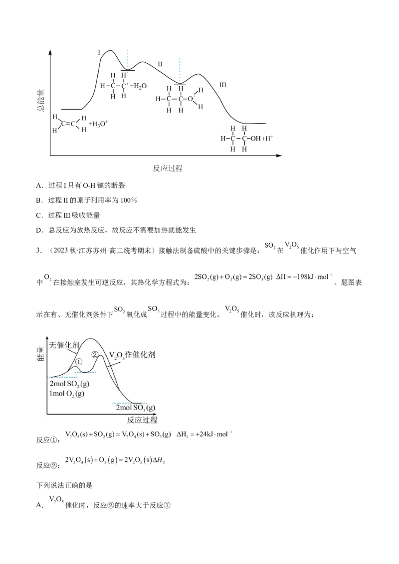 专题十七反应机理（专讲）-冲刺2023年高考化学二轮复习核心考点逐项突破（原卷版）_05高考化学_新高考复习资料_2023年新高考资料_二轮复习