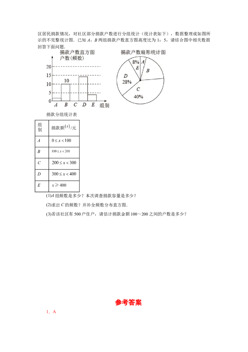 第10章数据的收集、整理与描述（提高篇）-挑战满分七年级数学下册阶段性复习精选精练（人教版）_初中数学人教版_7下-初中数学人教版_7下-初中数学人教版（旧版）赠送_06习题试卷