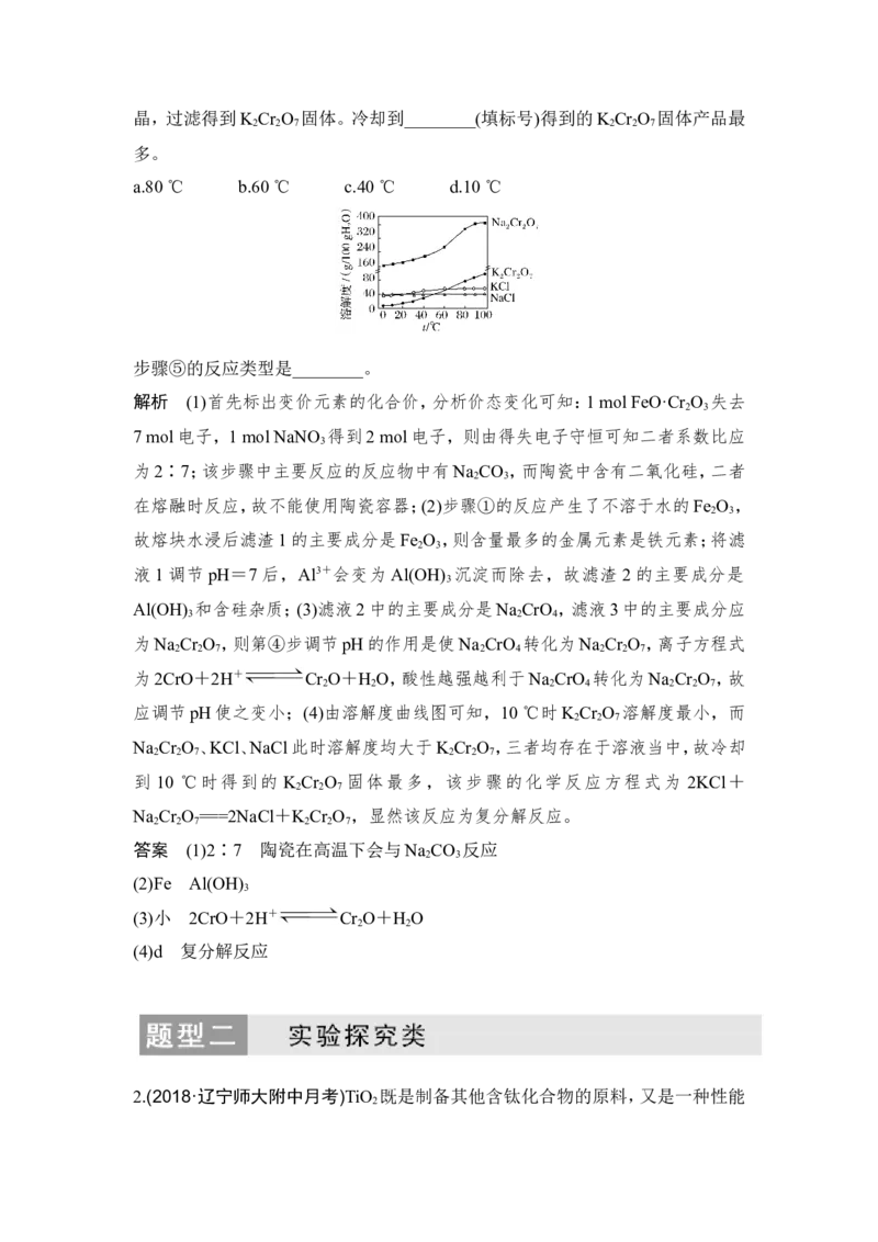 核心素养提升7&ldquo;题在书外，理在书中&rdquo;的陌生金属及其化合物_05高考化学_新高考复习资料_2022年新高考资料_2022年一轮复习各版本_1.高考化学2022年一轮复习通用版