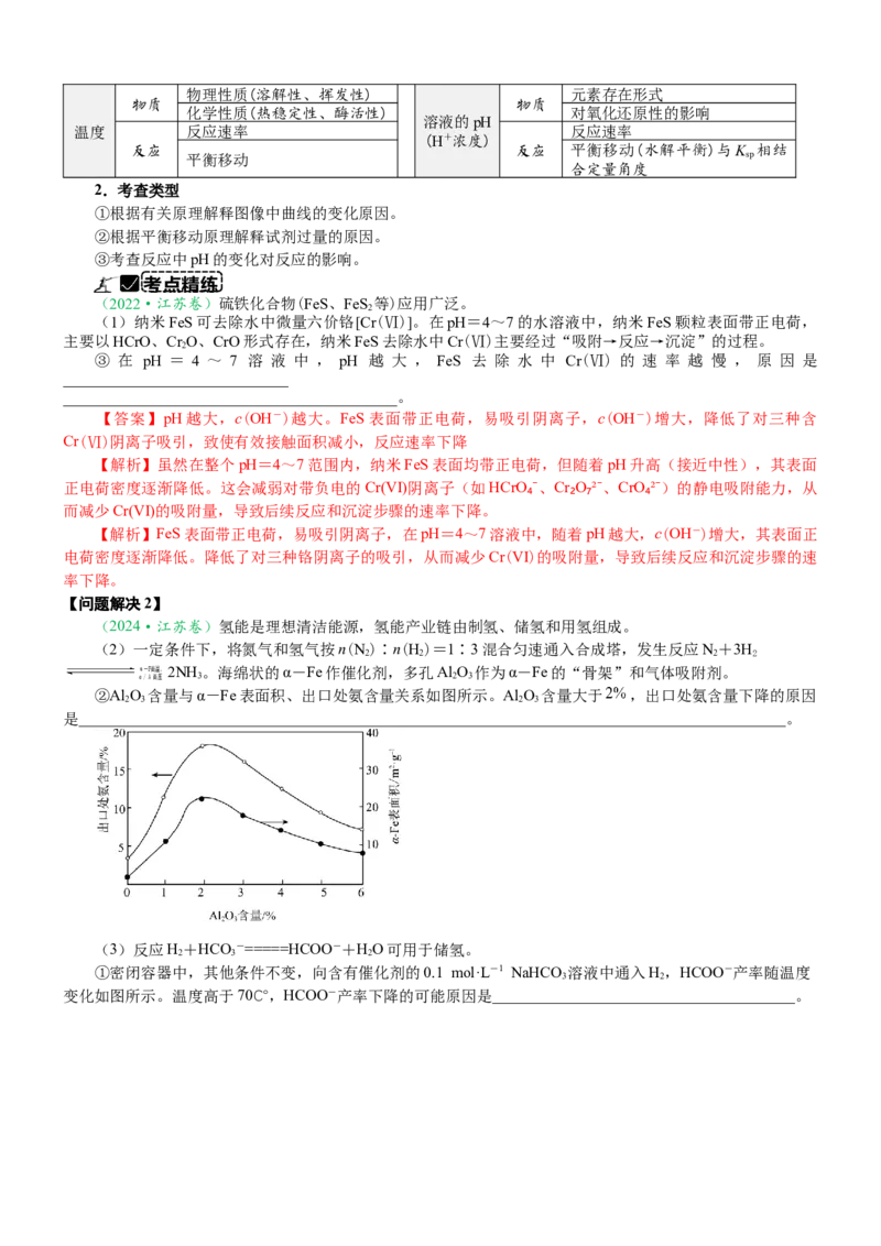 微专题突破16归因类问题考点透视（学案）（教师版）_05高考化学_2025年新高考资料_二轮复习_01高考语文等多个文件_2025年高考化学二轮复习重点微专题突破学案（新高考专用）