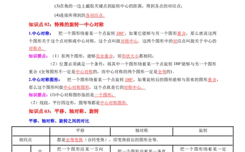 第23章旋转（解析版）_初中数学人教版_9上-初中数学人教版_07专项讲练_培优方案九年级数学上册章节重点复习考点讲义（人教版）_第23章旋转