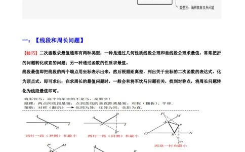 培优专题09二次函数的综合--线段、周长和面积问题-原卷版_初中数学人教版_9下-初中数学人教版_07专项讲练_核心考点突破2022-2023学年九年级数学精选专题培优讲与练（人教版）