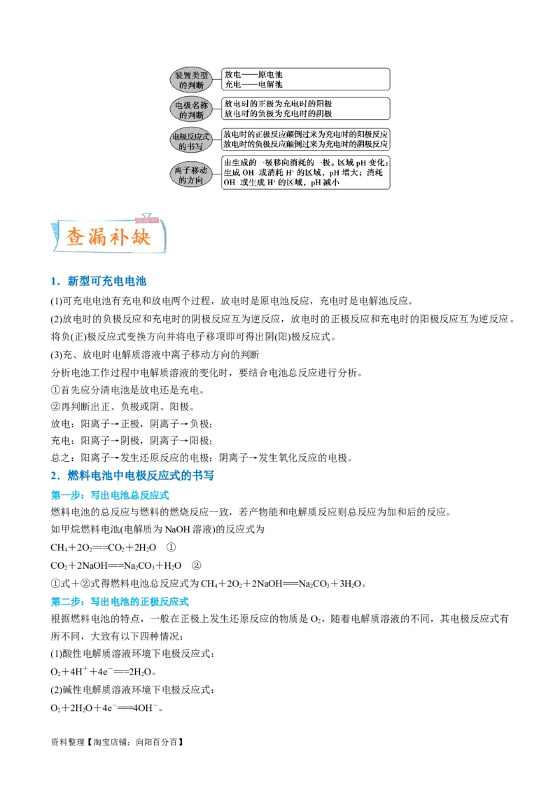升级版微专题34新型高能化学电源（解析版）(全国版)_05高考化学_新高考复习资料_2024年新高考资料_一轮复习资料_备战2024年高考化学一轮复习考点微专题_教师版（含答案解析）