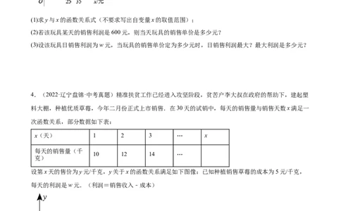 培优专题08一次函数与二次函数在利润中的综合应用-原卷版_初中数学人教版_9下-初中数学人教版_07专项讲练_核心考点突破2022-2023学年九年级数学精选专题培优讲与练（人教版）