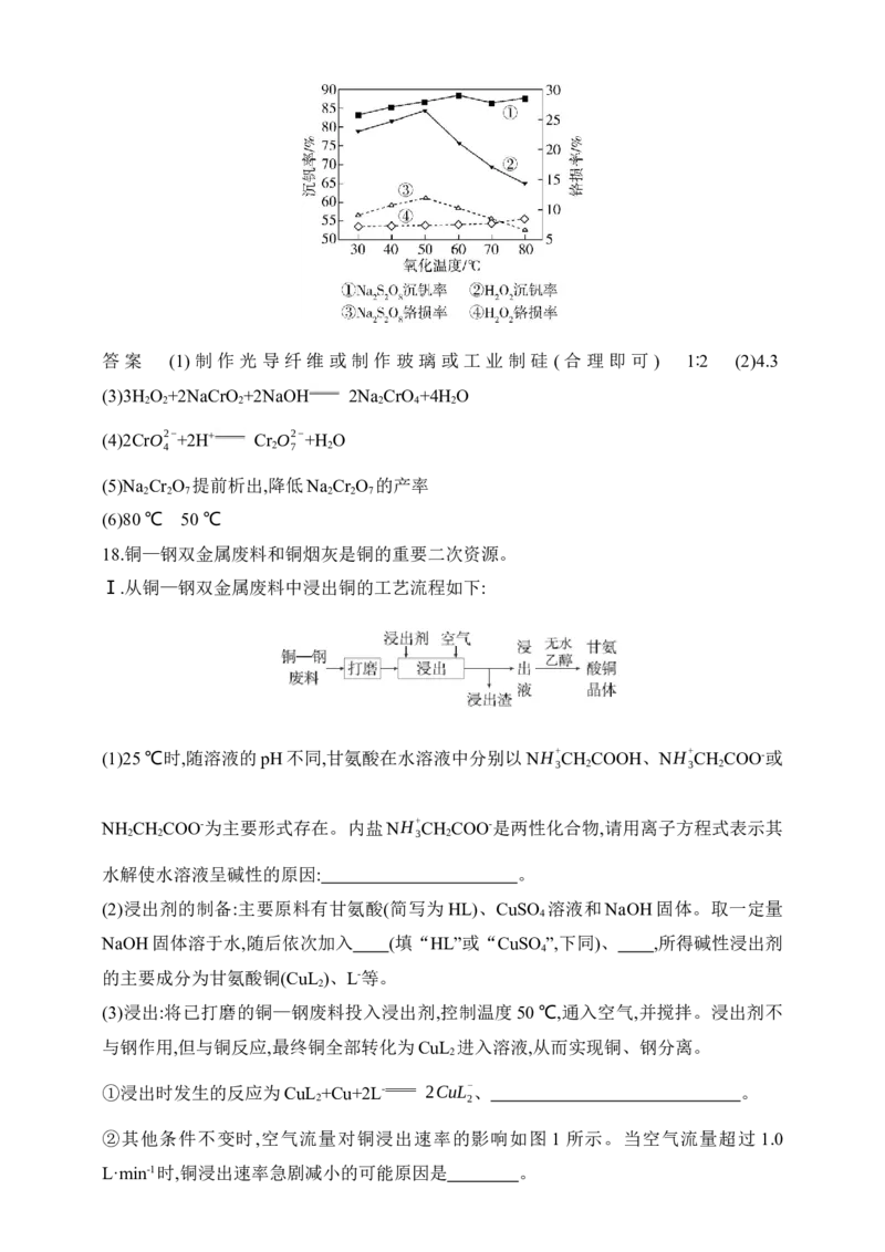 专题五　金属及其化合物（含答案）_05高考化学_2025年新高考资料_专项练习_2025高考化学专题练习（含答案）（完结）