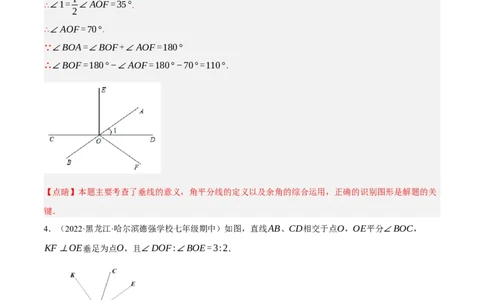 专题5.6相交线及其所组成的角大题专项提升训练（重难点培优30题）-拔尖特训2023培优（解析版）人教版_初中数学人教版_7下-初中数学人教版_7下-初中数学人教版（旧版）赠送