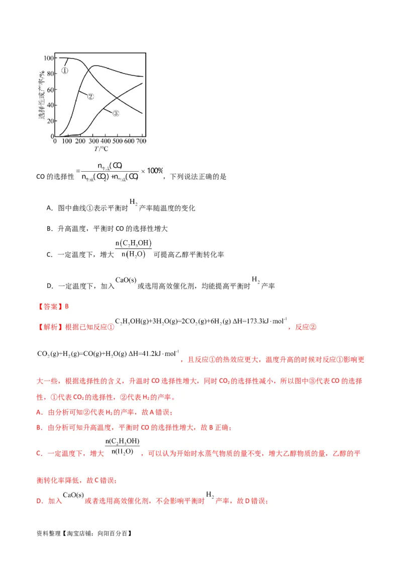 升级版微专题37新情景下的综合图象与突破（解析版）(全国版)_05高考化学_新高考复习资料_2024年新高考资料_一轮复习资料_备战2024年高考化学一轮复习考点微专题