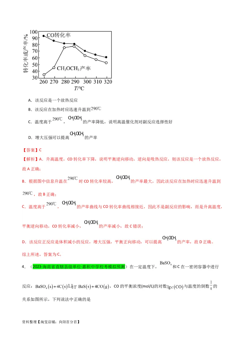 升级版微专题37新情景下的综合图象与突破（解析版）(全国版)_05高考化学_新高考复习资料_2024年新高考资料_一轮复习资料_备战2024年高考化学一轮复习考点微专题
