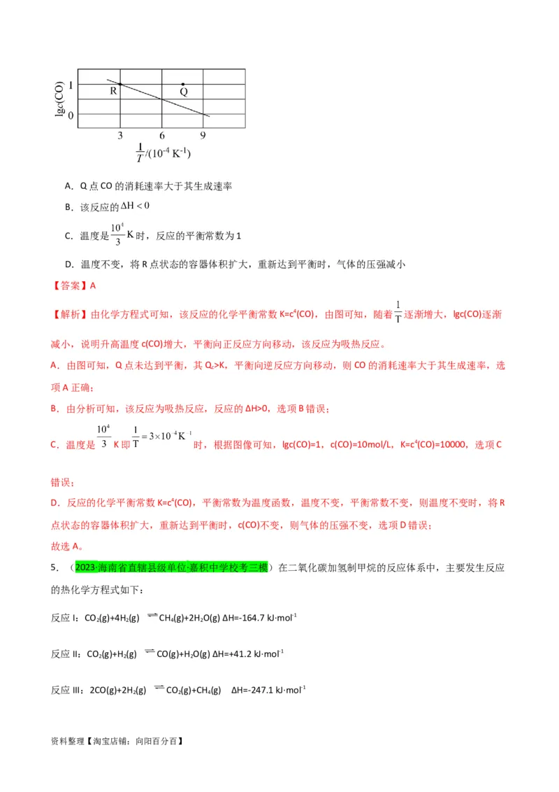升级版微专题37新情景下的综合图象与突破（解析版）(全国版)_05高考化学_新高考复习资料_2024年新高考资料_一轮复习资料_备战2024年高考化学一轮复习考点微专题