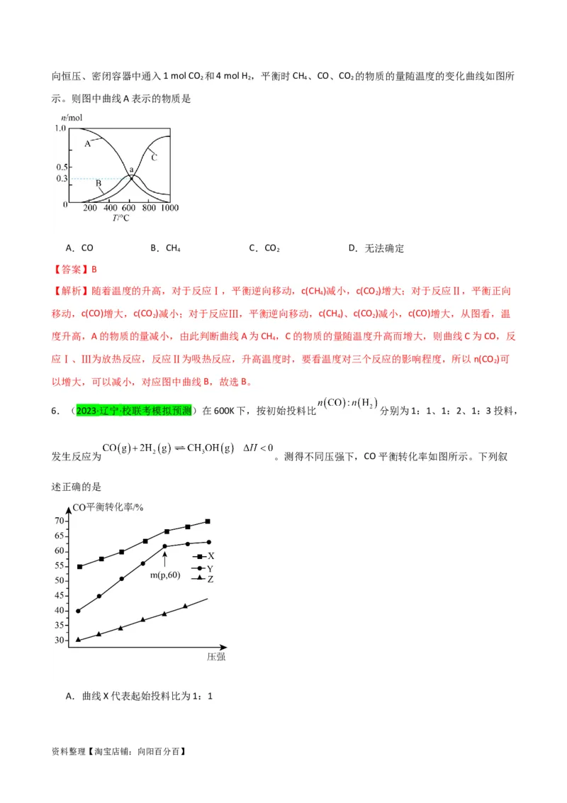升级版微专题37新情景下的综合图象与突破（解析版）(全国版)_05高考化学_新高考复习资料_2024年新高考资料_一轮复习资料_备战2024年高考化学一轮复习考点微专题