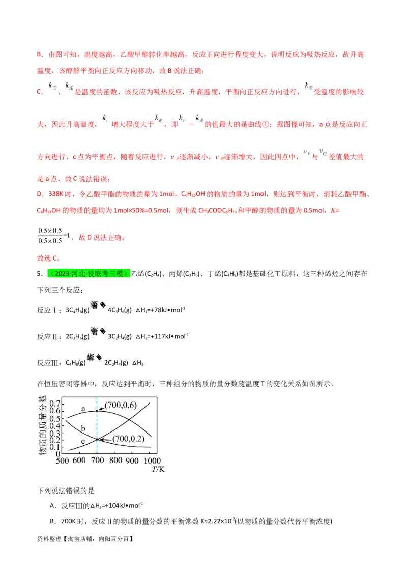 升级版微专题37新情景下的综合图象与突破（解析版）(全国版)_05高考化学_新高考复习资料_2024年新高考资料_一轮复习资料_备战2024年高考化学一轮复习考点微专题
