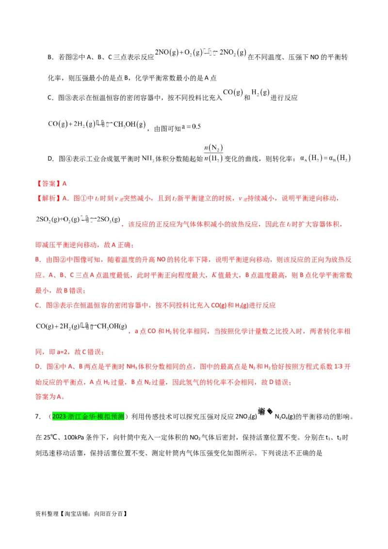 升级版微专题37新情景下的综合图象与突破（解析版）(全国版)_05高考化学_新高考复习资料_2024年新高考资料_一轮复习资料_备战2024年高考化学一轮复习考点微专题