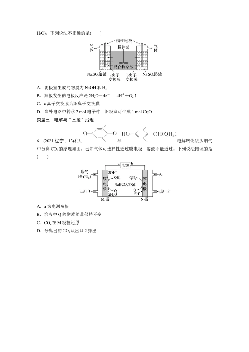 大单元四　第十章　第43讲　电解原理应用新拓展_05高考化学_2025年新高考资料_一轮复习_2025大一轮复习讲义+课件（完结）_2025大一轮复习讲义化学学生用书Word版文档全书