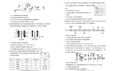 内蒙古自治区呼和浩特市2023届高三上学期质量普查调研考试化学试题_05高考化学_高考模拟题_全国课标版_内蒙古自治区呼和浩特市高三上学期质量普查调研考试（一模）化学