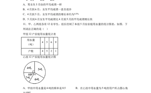 第十章《数据的收集、整理与描述》同步单元基础与培优高分必刷卷考试版_初中数学人教版_7下-初中数学人教版_7下-初中数学人教版（旧版）赠送_07专项讲练