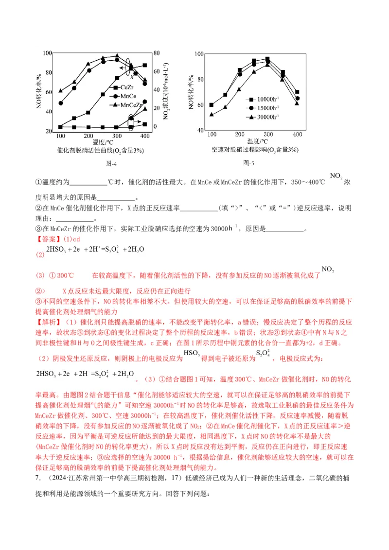 押江苏卷第17题化学反应原理综合（原卷版）_05高考化学_2024年新高考资料_5.2024三轮冲刺_备战2024年高考化学临考题号押题（江苏专用）322863014
